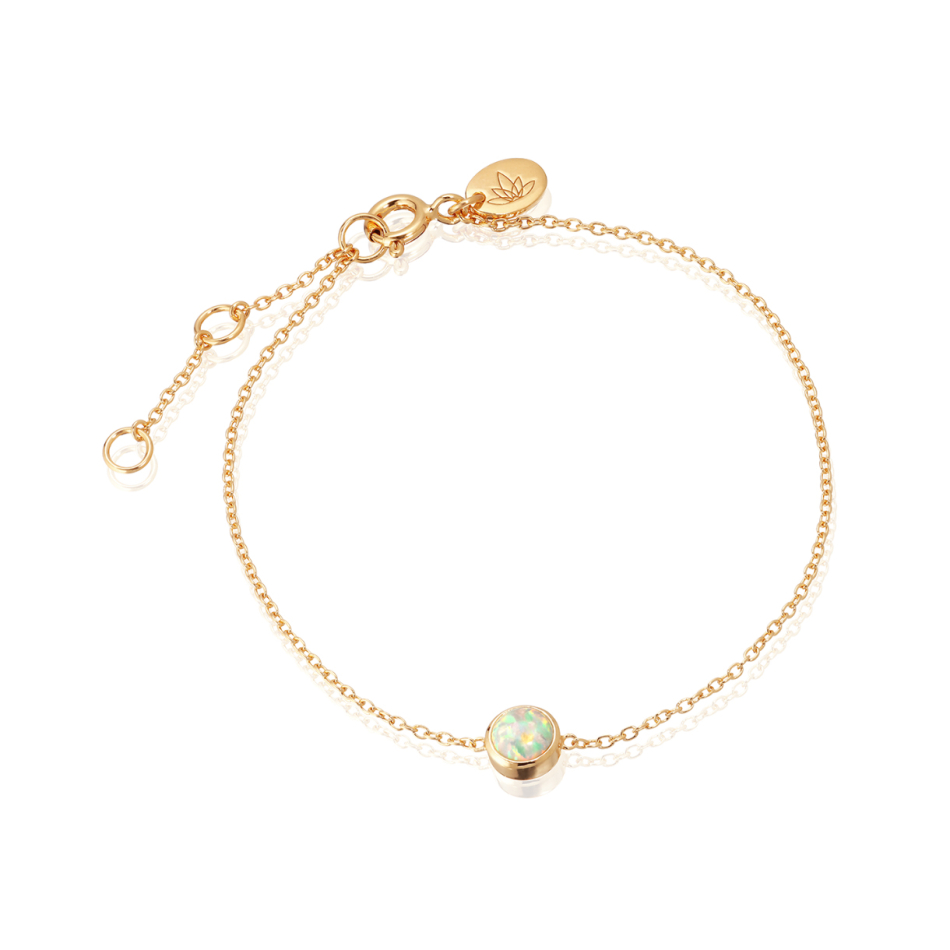 Aurora Bracelet - White Opal