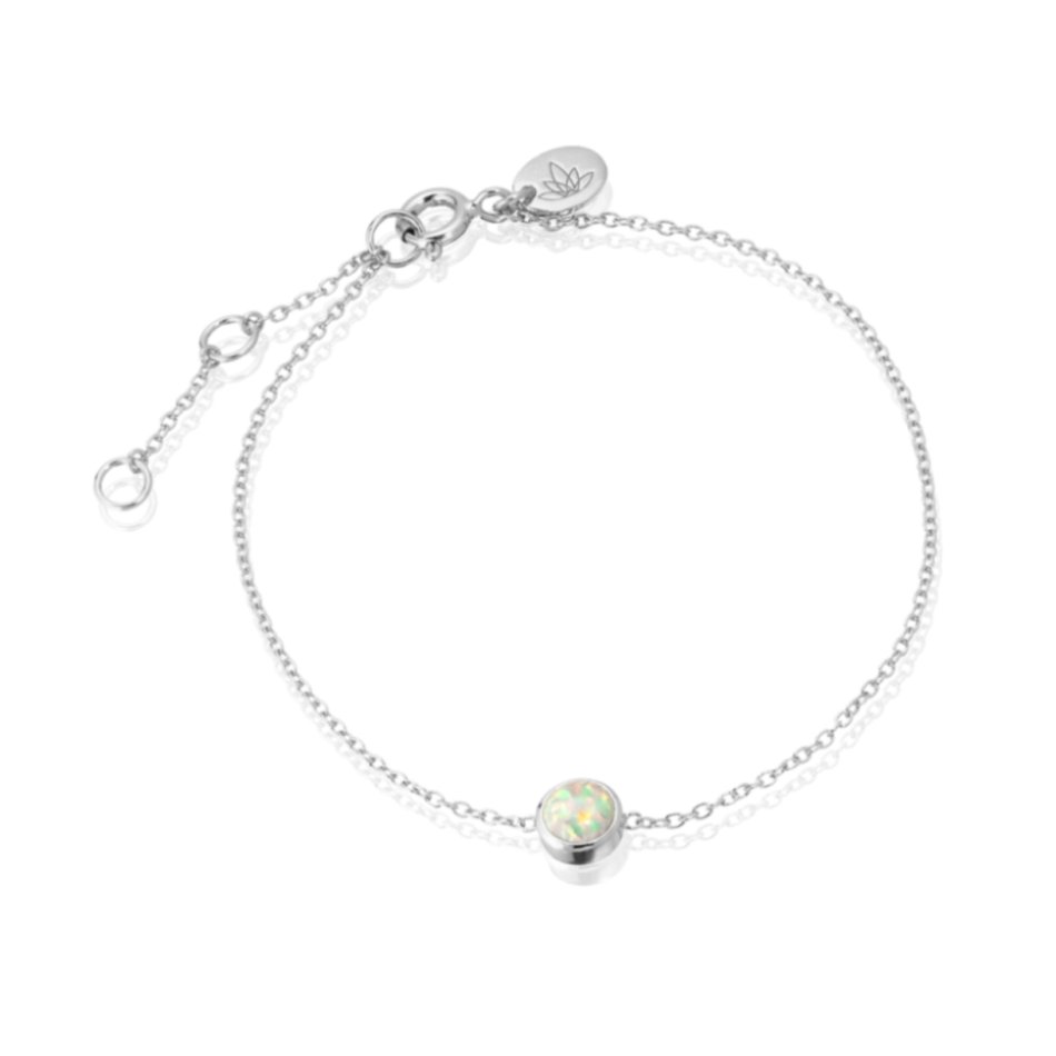 Aurora armb�nd - White Opal