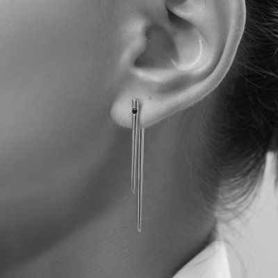 Double Chopstick Earrings