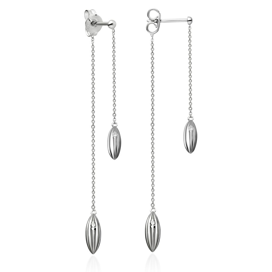 Double Rice Earrings