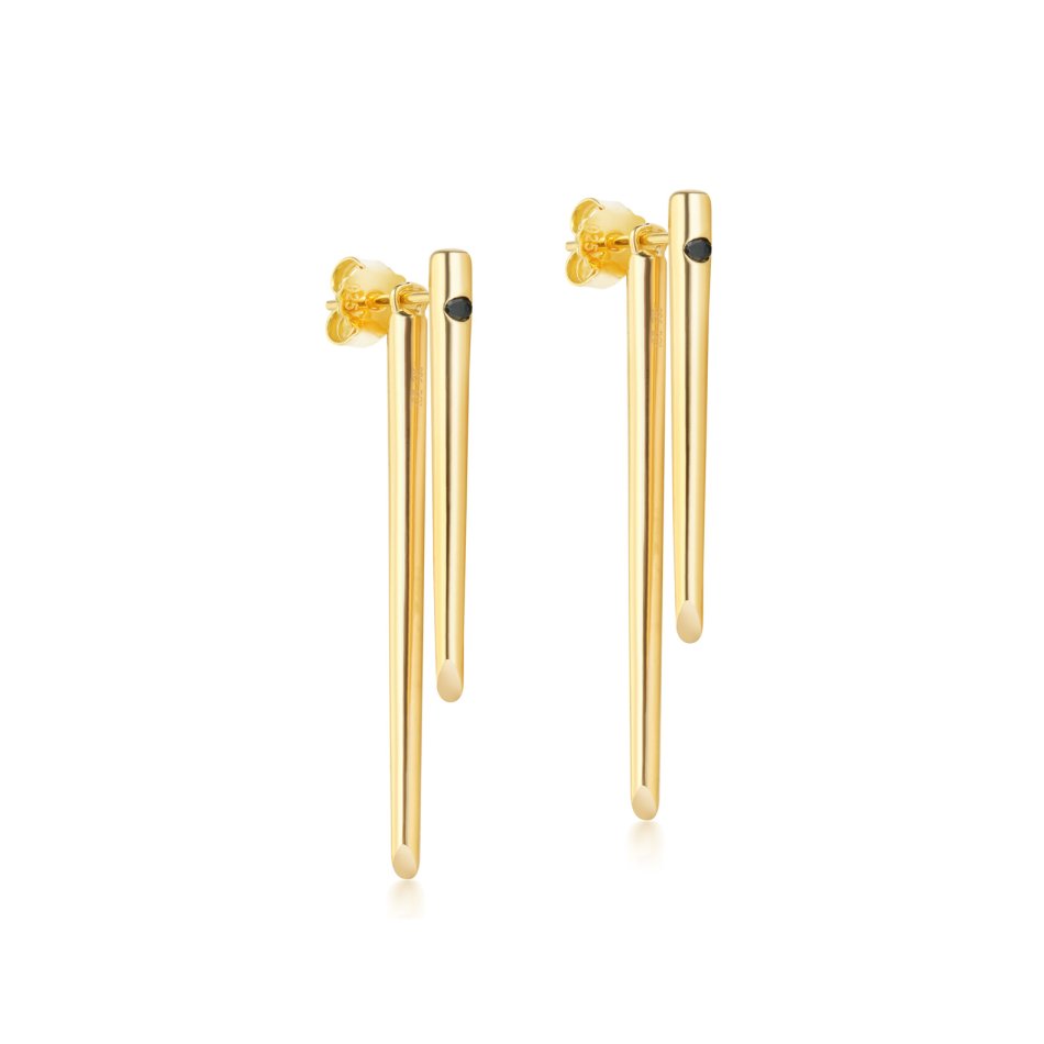 Double Chopstick Earrings