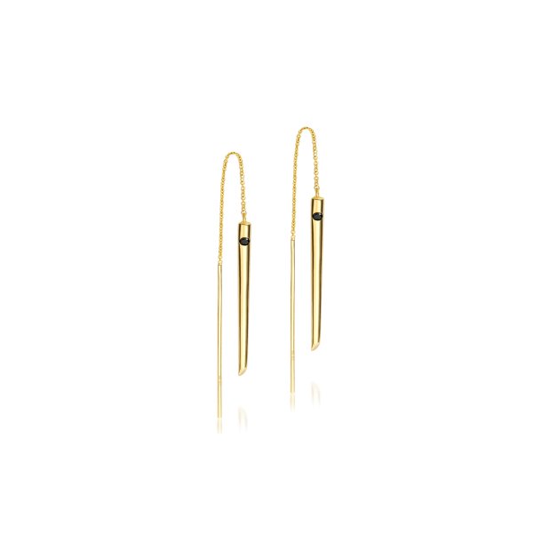 Large Chopstick Earring