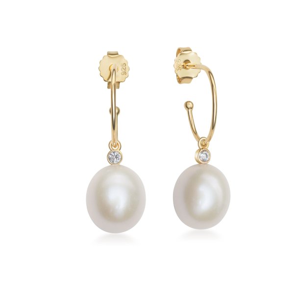 Drop Pearl Earrings