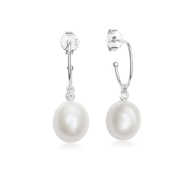 Drop Pearl Earrings