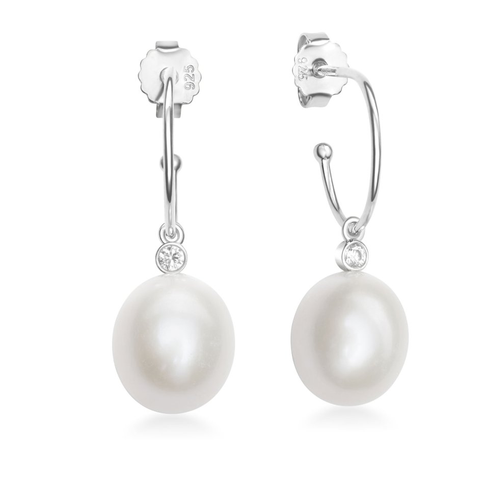 Drop Pearl Earrings