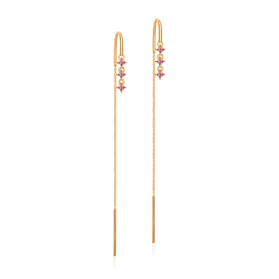 Harmony Earrings with chain