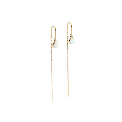 Aurora Earring - White Opal