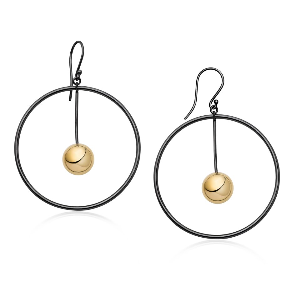 Beads Hoop Earrings