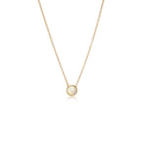 Aurora Necklace - White Opal