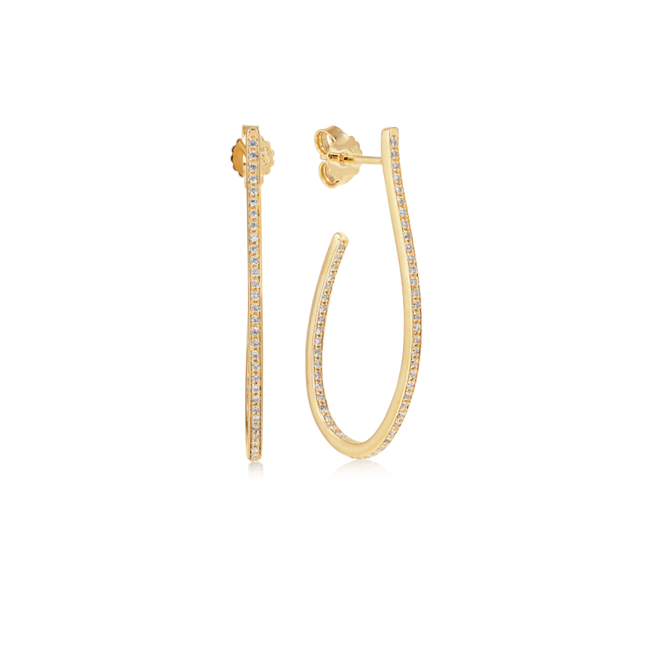 Large Waves Earrings
