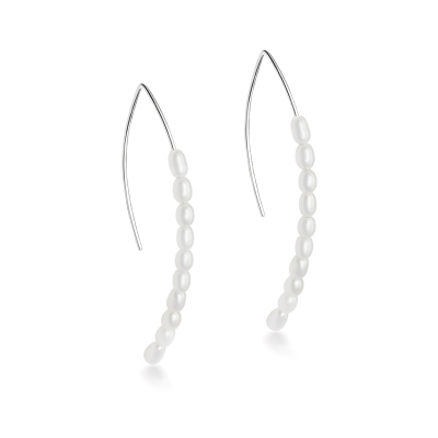 Long Pearl Earrings