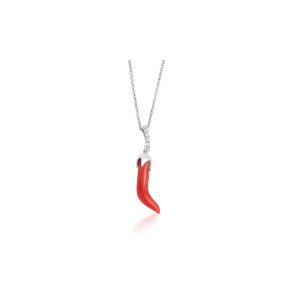 Chili Necklace in Sterling Silver – Elegant & Timeless