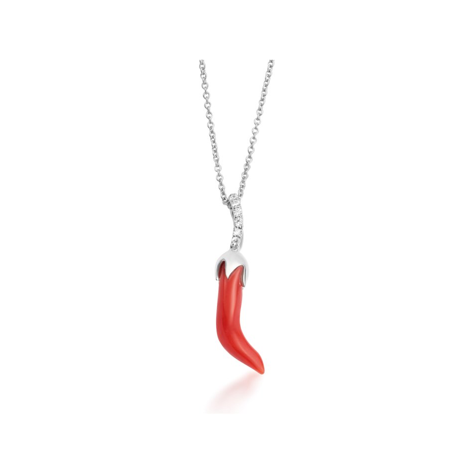 Chili Necklace in Sterling Silver – Elegant & Timeless