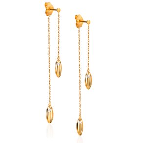 Double Rice Earrings