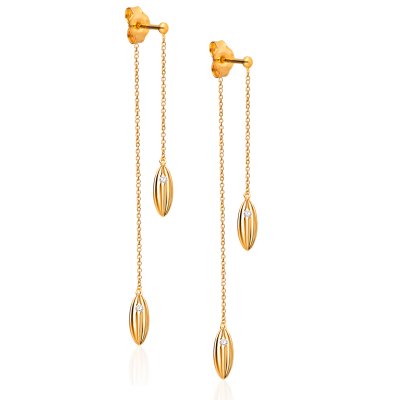Double Rice Earrings
