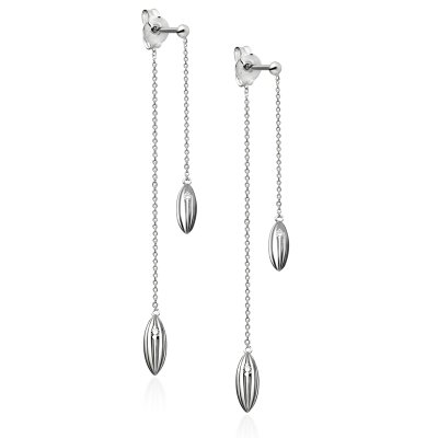 Double Rice Earrings