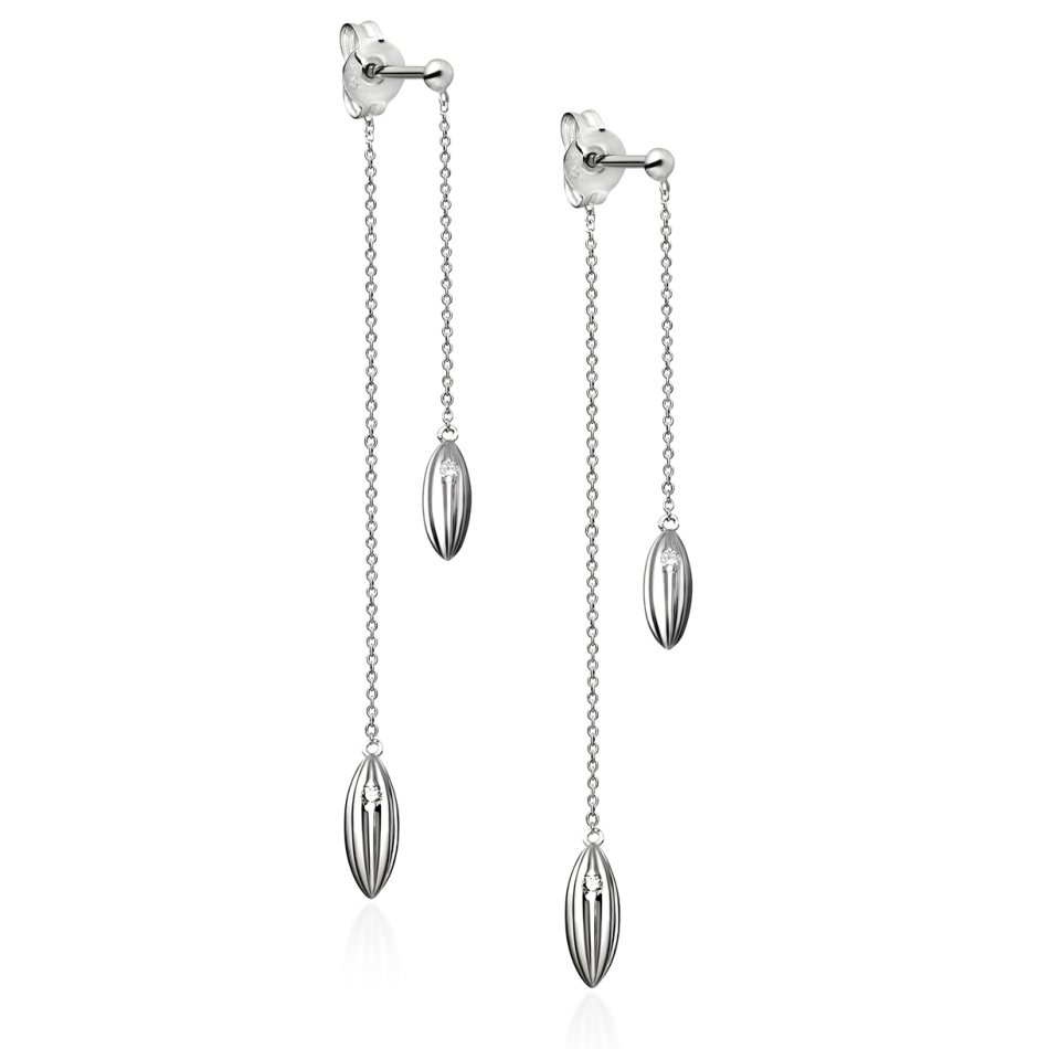 Double Rice Earrings
