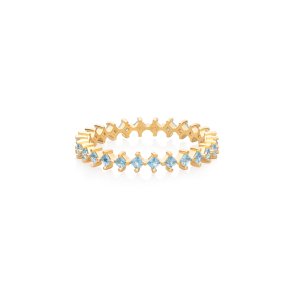 Aquamarina Harmony Ring