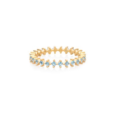 Aquamarina Harmony Ring