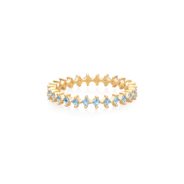 Aquamarina Harmony Ring