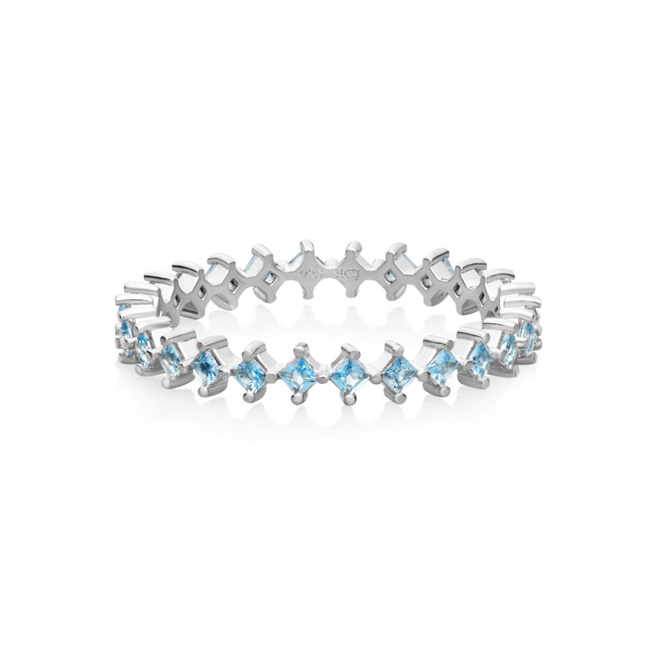 Aquamarina Harmony Ring