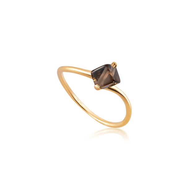 Smoky quartz Harmony ring