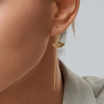 Sensu Earrings with chain