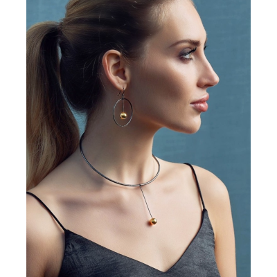 Beads Bangle Necklace