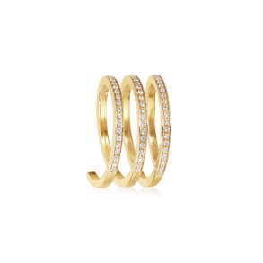 Triple Waves ring