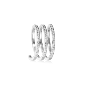 Triple Waves ring