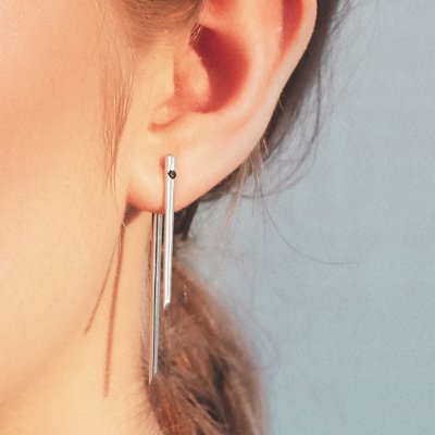Double Chopstick Earrings